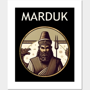 Marduk Babylonian God Ancient Mesopotamian Gods Posters and Art